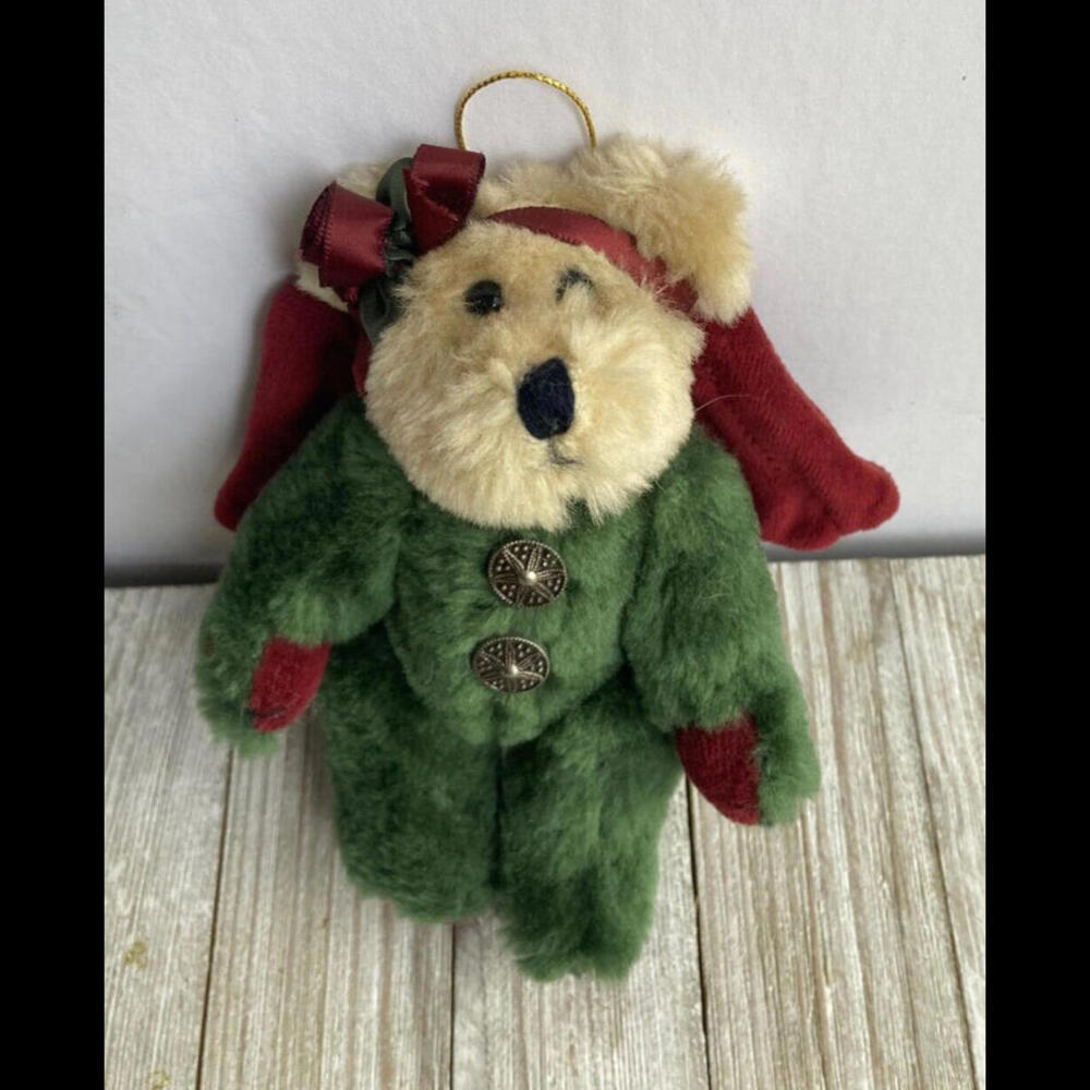 Boyds Bears Arinna Goodnight Angel Bear Ornament 6” 1997 Teddy Plush Christmas